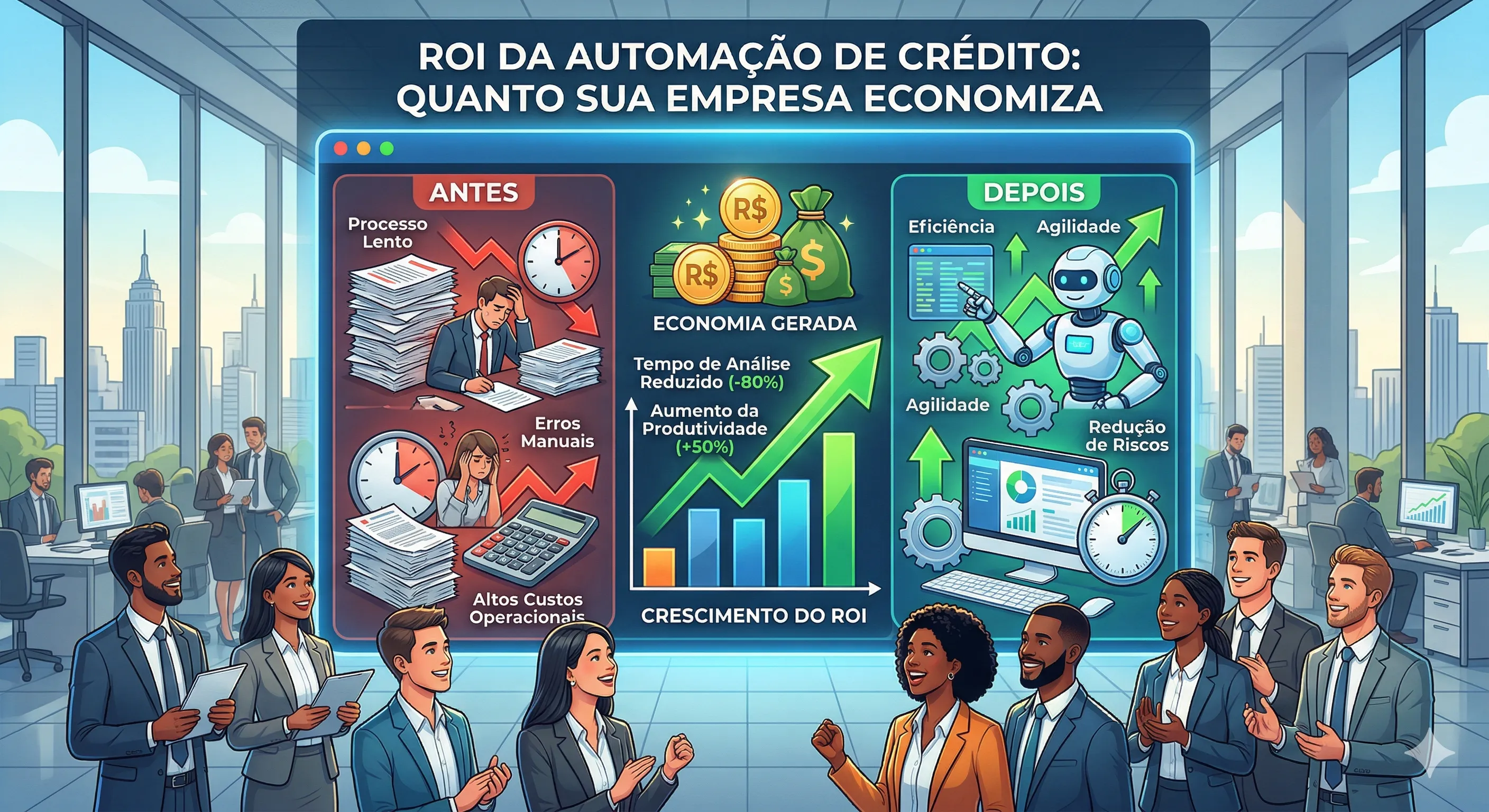 ROI da automação de crédito